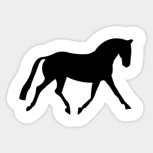 Simple Dressage Horse Sticker